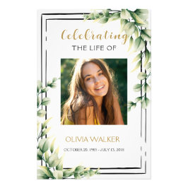 Begrüßungszeichen für Grünpflanzen Fotodruck