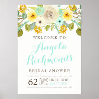 Begrüßungszeichen für hübsches Brautparty (20x28)