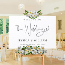 Begrüßungszeichen für Minimalistische Schwarz-Weiß