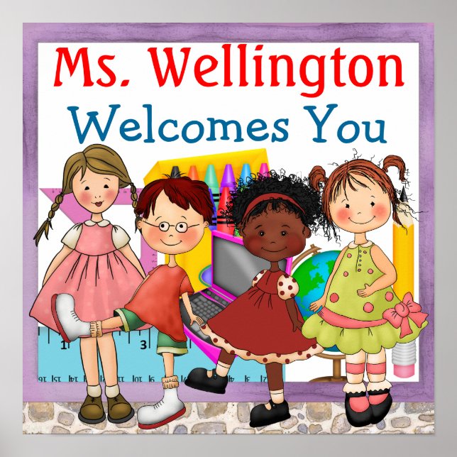 Begrüßungszeichen für Schullehrer - SRF Poster (Vorne)