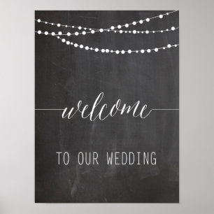 Begrüßungszeichen Kalligrafie Poster