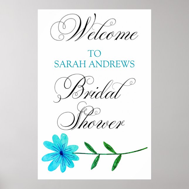 Begrüßungszeichen personalisiert poster (Vorne)