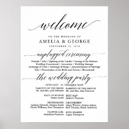 Begrüßungszeichen Poster