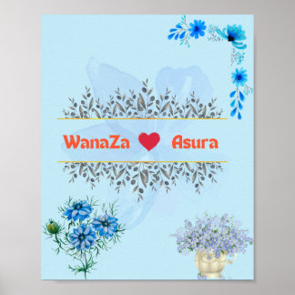 Begrüßungszeichen Poster