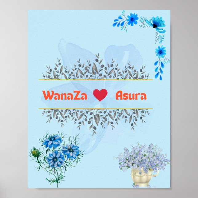 Begrüßungszeichen Poster (Vorne)