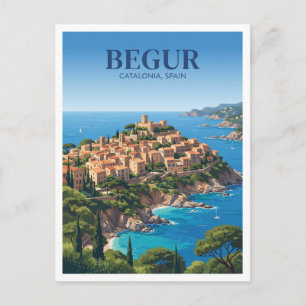 Begur Spanien Reise Postkarte