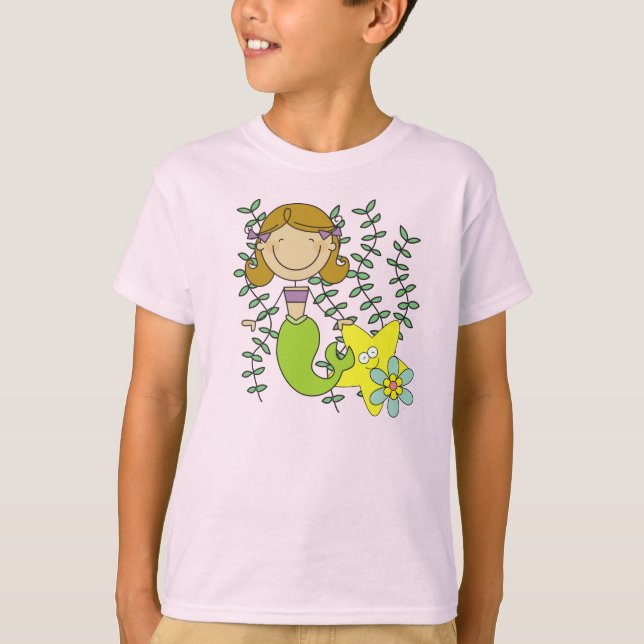 Behaarte Meerjungfrau Browns T-Shirt (Vorderseite)