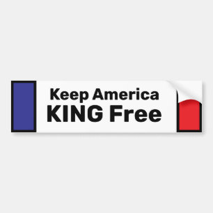 Behalt America KING FREE Autoaufkleber