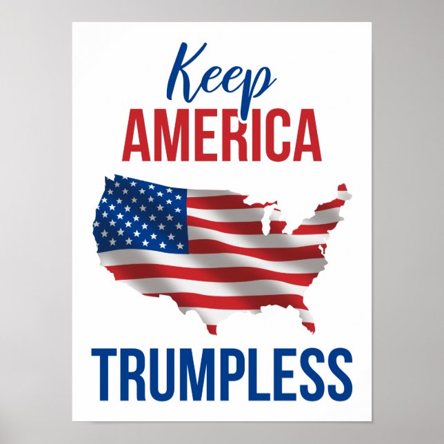 Behalt America Trumpless V Poster (Vorne)