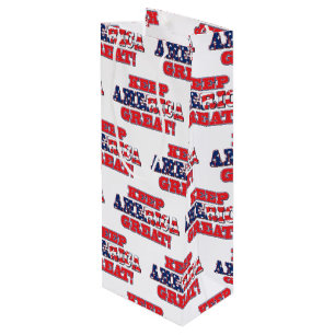 Behalt Amerika Großer Trump 2020 Geschenktüte Für Weinflaschen
