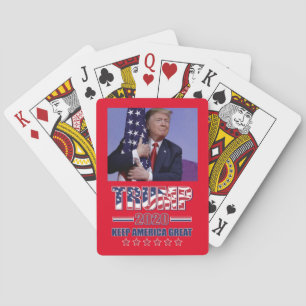 Behalt Amerika Großer Trump 2020 Spielkarten