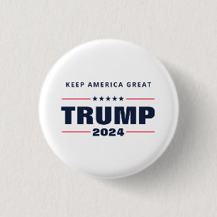 Behalt Amerika Großer Trump 2024 Button