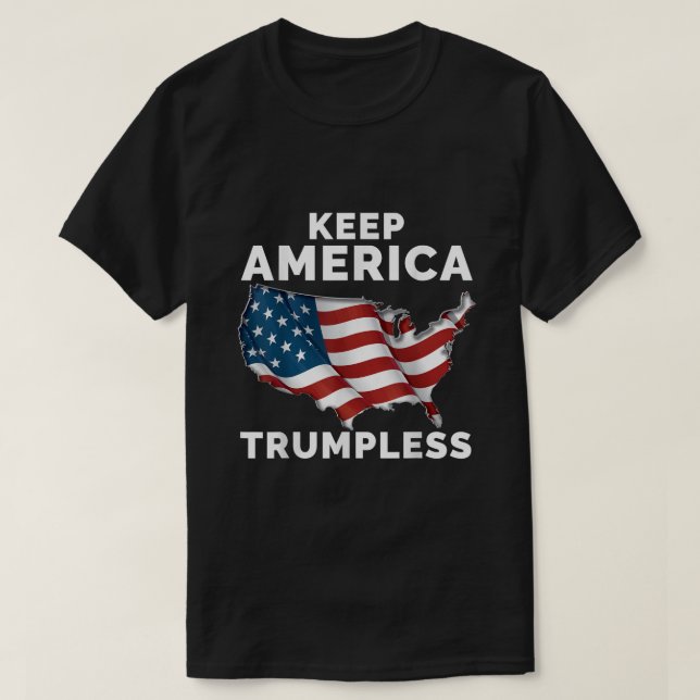 Behalt Amerika ohne Trugschluss T-Shirt (Design vorne)