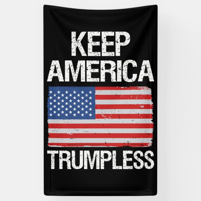 Behalt Amerika: Trumpless III Banner (Vertikal)