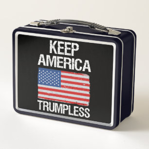 Behalt Amerika: Trumpless III Metall Brotdose