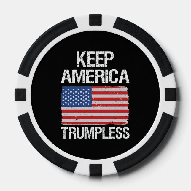Behalt Amerika: Trumpless III Pokerchips (Vorderseite)