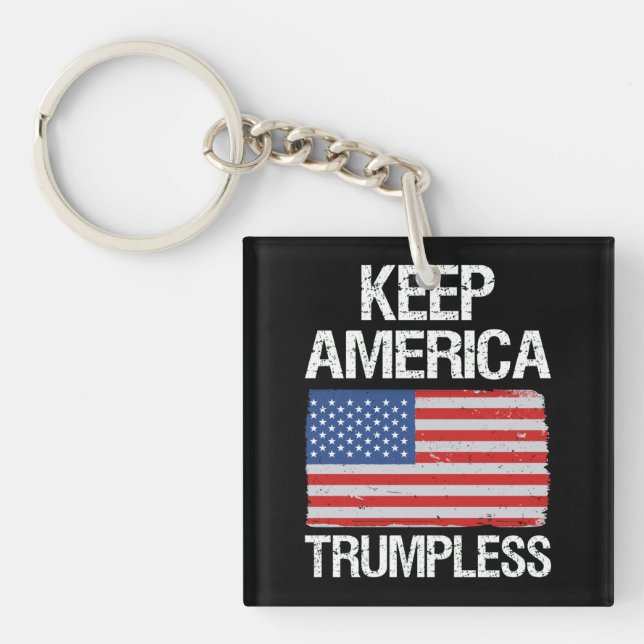 Behalt Amerika: Trumpless III Schlüsselanhänger (Vorderseite)
