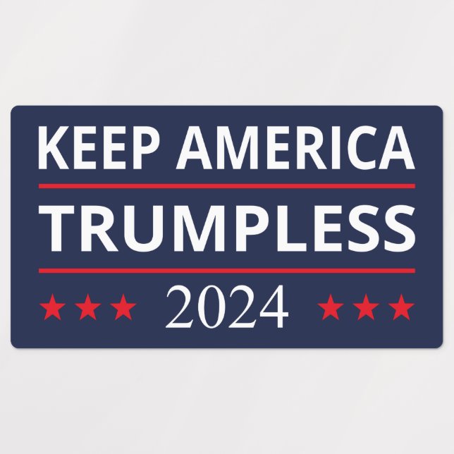 Behalt Amerika: Trumpless VII Etiketten (Design 1)