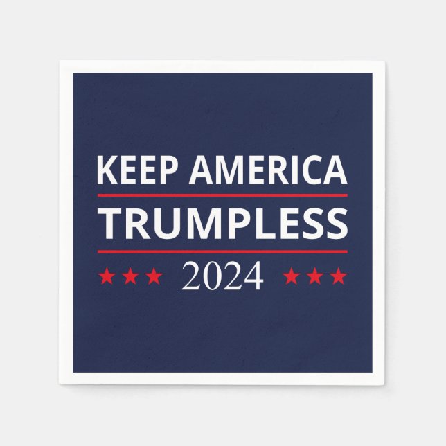 Behalt Amerika: Trumpless VII Serviette (Vorderseite)