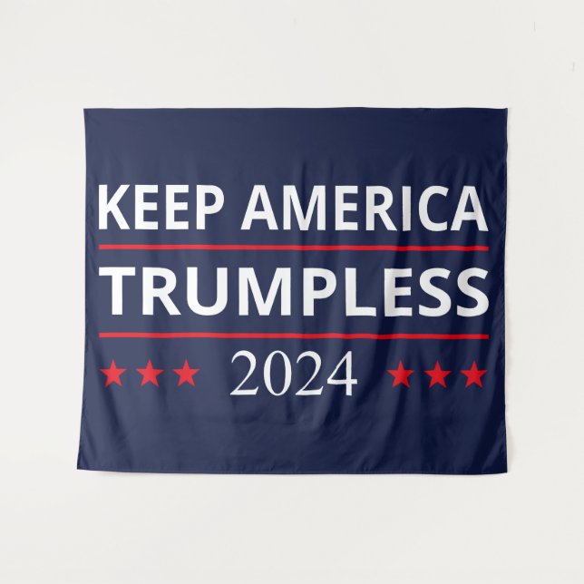 Behalt Amerika: Trumpless VII Wandteppich (Vorderseite (Horizontal))