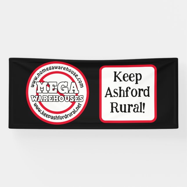 Behalt Ashford Rural | No Mega Warehouses Banner (Horizontal)