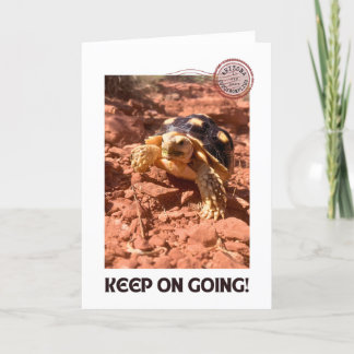 Behalt auf dem Weg zur Inspiration-Verkleidung der Dankeskarte
