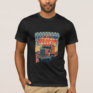 Behalt auf LKW-Tragern T-Shirt
