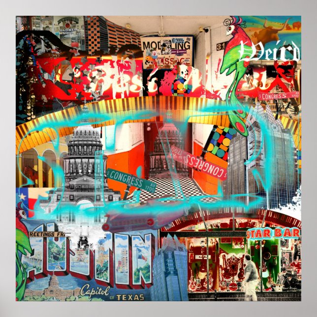 Behalt Austin Weird Poster (Vorne)