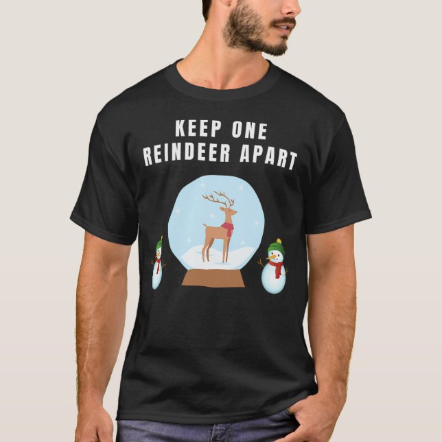 Behalt Behalt eines Rentierteils T-Shirt (Vorderseite)