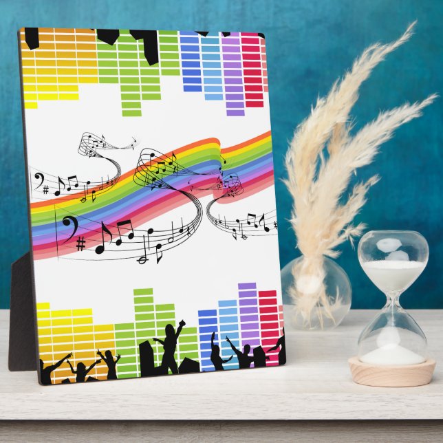 Behalt beim Tanzen Fotoplatte (Seite)