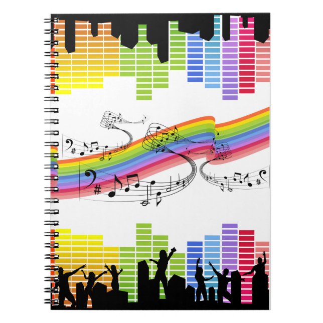 Behalt beim Tanzen Notizblock (Vorderseite)