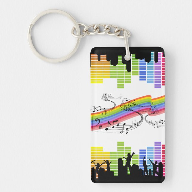 Behalt beim Tanzen Schlüsselanhänger (Vorderseite)