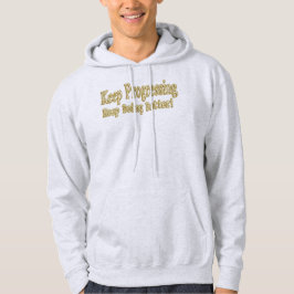"Behalt, besser zu werden!" Niedliches Design. Jet Hoodie
