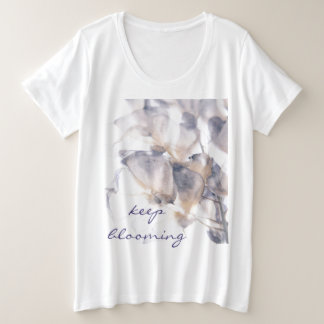 Behalt Blooming Große Größe T-Shirt