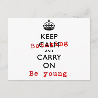 BEHALT BOTOXING POSTKARTE