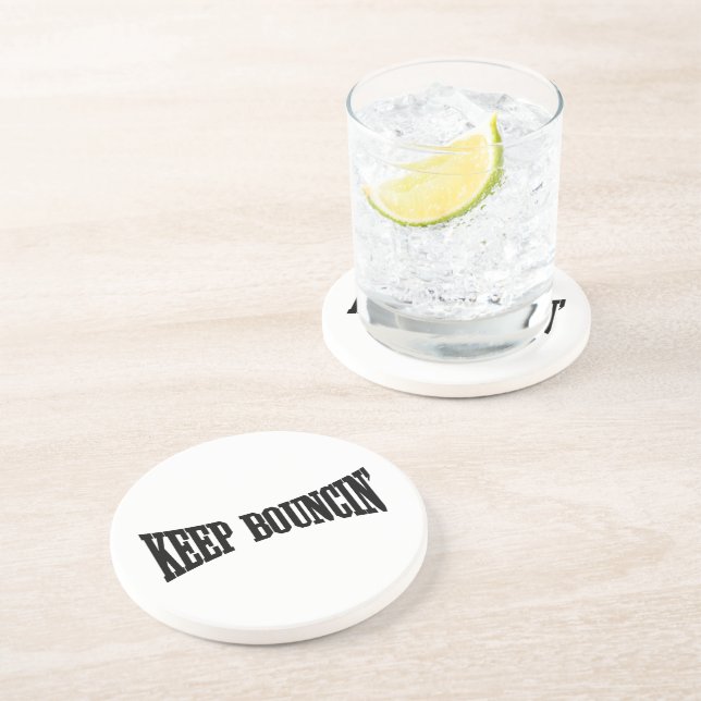 Behalt Bouncin' Getränkeuntersetzer (Seite)