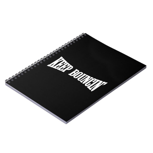 Behalt Bouncin' Notizblock (Linke Seite)