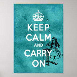 Behalt Calm Alice Poster