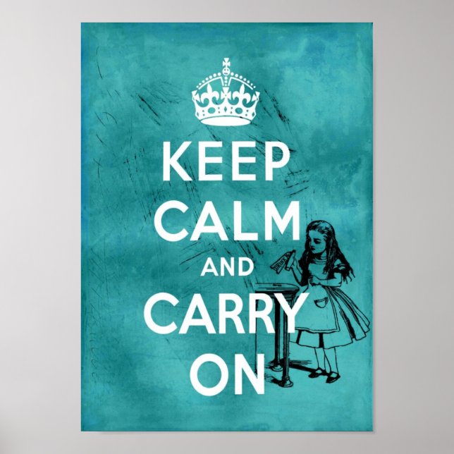 Behalt Calm Alice Poster (Vorne)