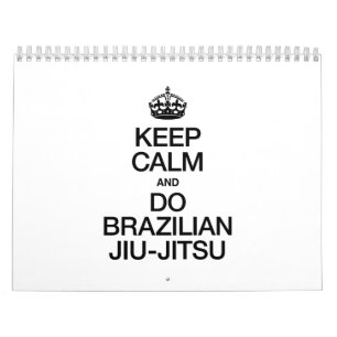 BEHALT CALM AND DO BRAZILIAN JIU JITSU.ai Kalender