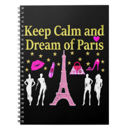 BEHALT CALM AND DREAM OF PARIS NOTIZBLOCK
