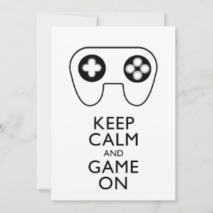 BEHALT CALM AND GAME ON - Game Pad