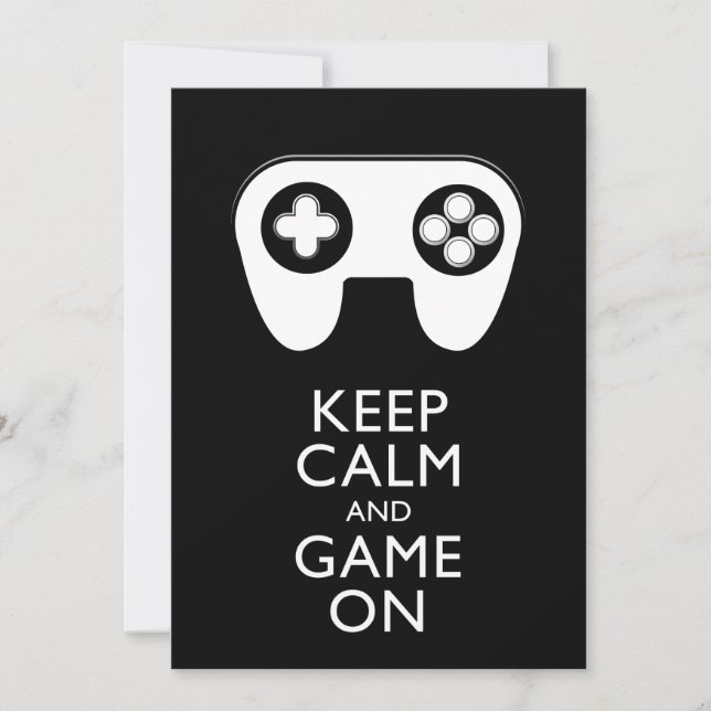 BEHALT CALM AND GAME ON - Game Pad (Vorderseite)