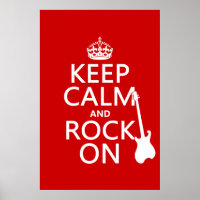 Behalt Calm and Rock On (Gitarre) (beliebige Farbe