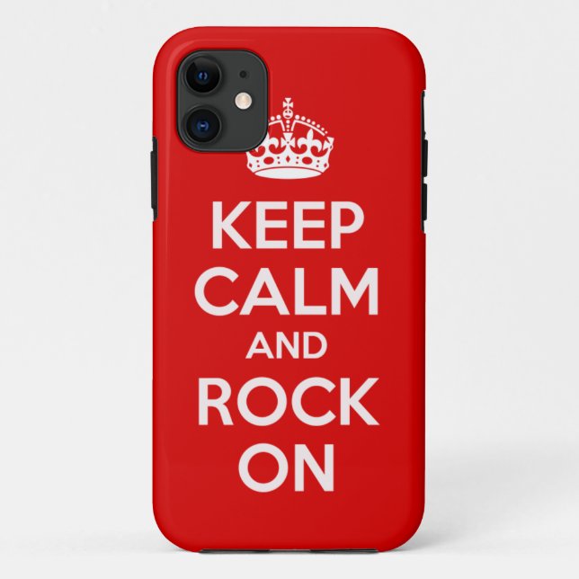 Behalt Calm and Rock on iPhone 5 Case Cover (Rückseite)