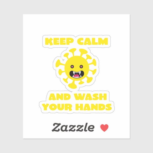 Behalt Calm Aufkleber (Blatt)