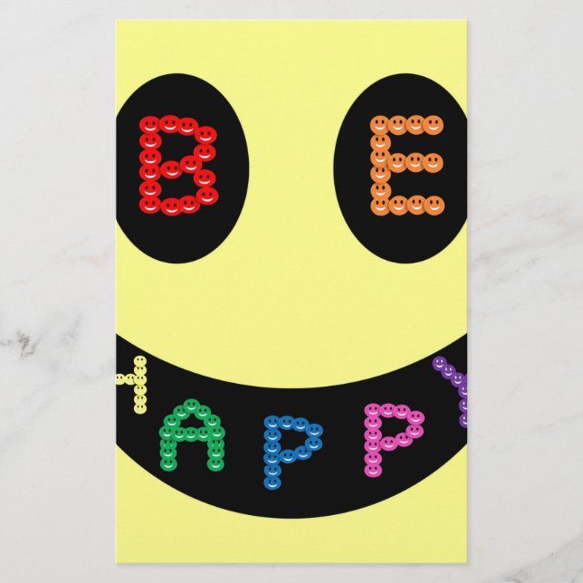 Behalt Calm Be Happy Destiny Briefpapier (Vorderseite)