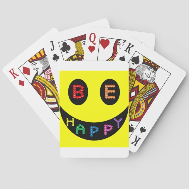 Behalt Calm Be Happy Destiny Spielkarten (Rückseite)