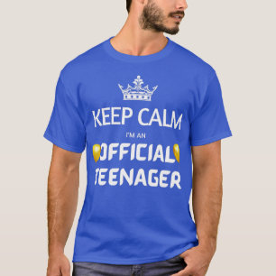 Behalt Calm Birthday Offizielle nager 13. Funny Gi T-Shirt