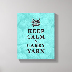 Behalt Calm Carry Yarn ・ Floßraum Leinwanddruck